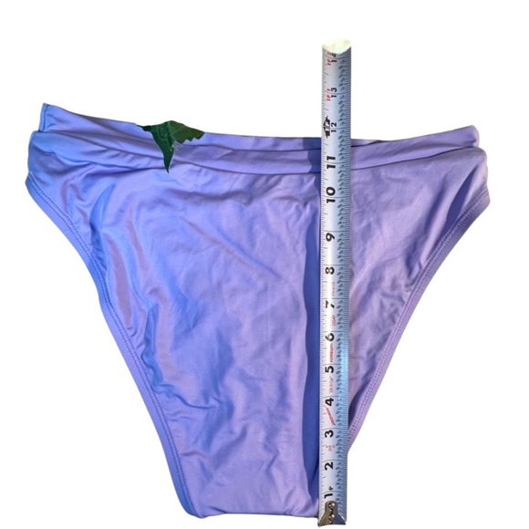 Becca Swim Bottoms, High Waist, Color Purple/Lavender, Size Medium, NWOT - Picture 6 of 8